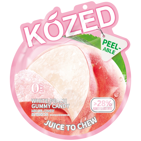 KOZED PEELABLE GUMMY WHITE PEACH