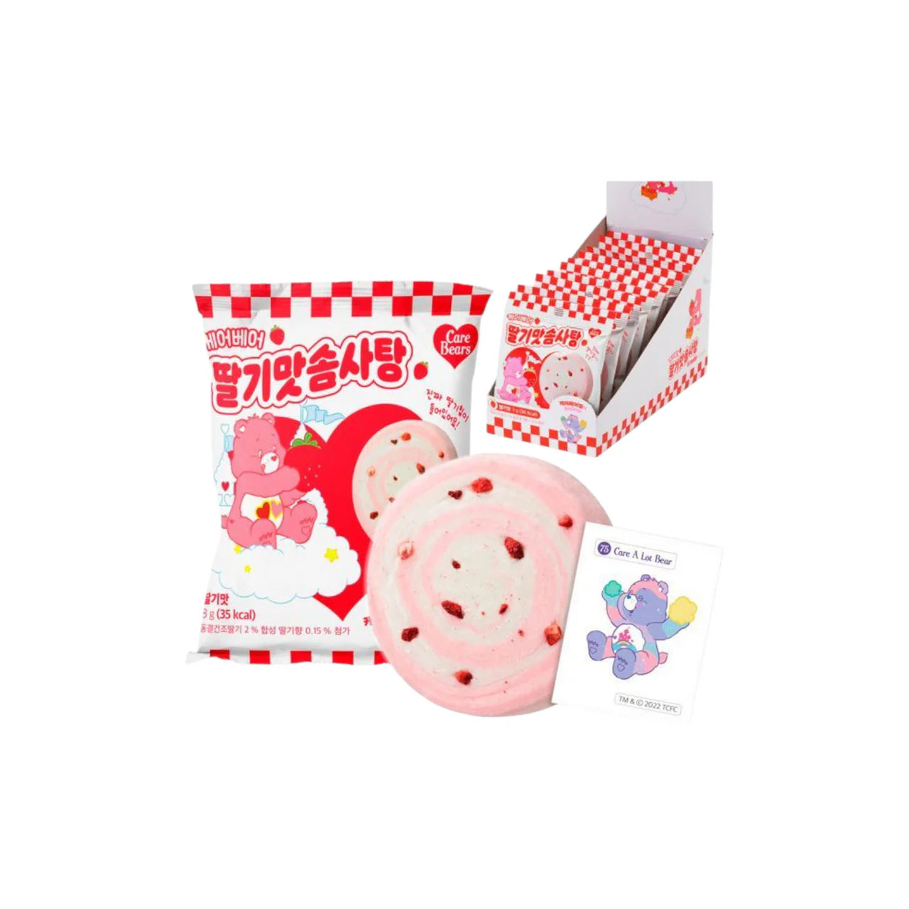 CARE BEARS STRAWBERRY FLAVOR COTTON CANDY - EXOTIC MUNCH