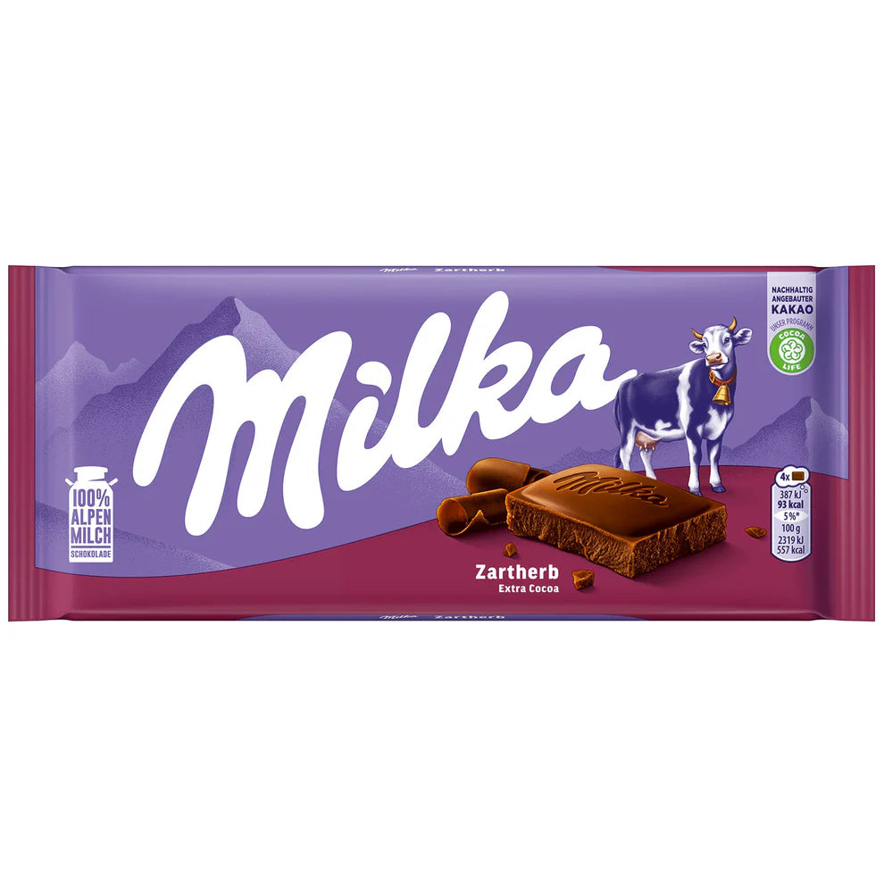 MILKA ZARTHERB BITTERSWEET