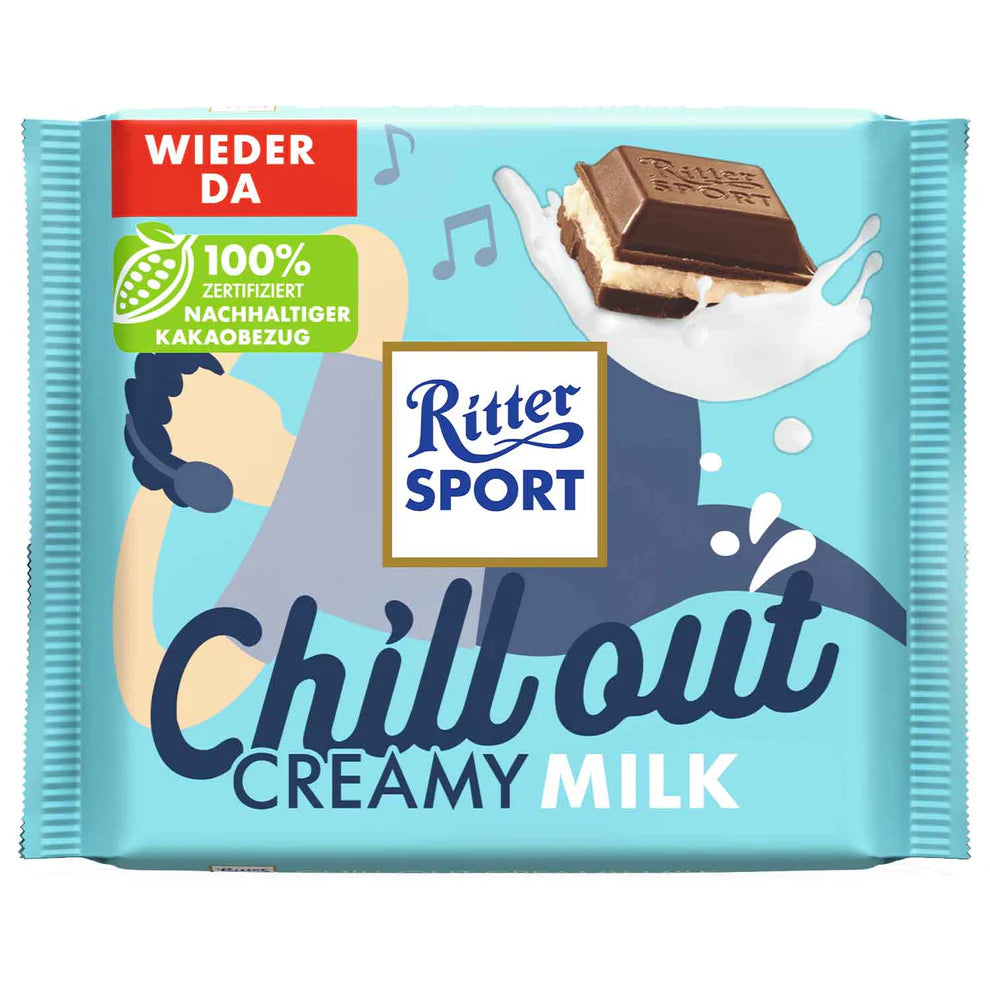RITTER SPORT CHILLOUT CREAMY MILK
